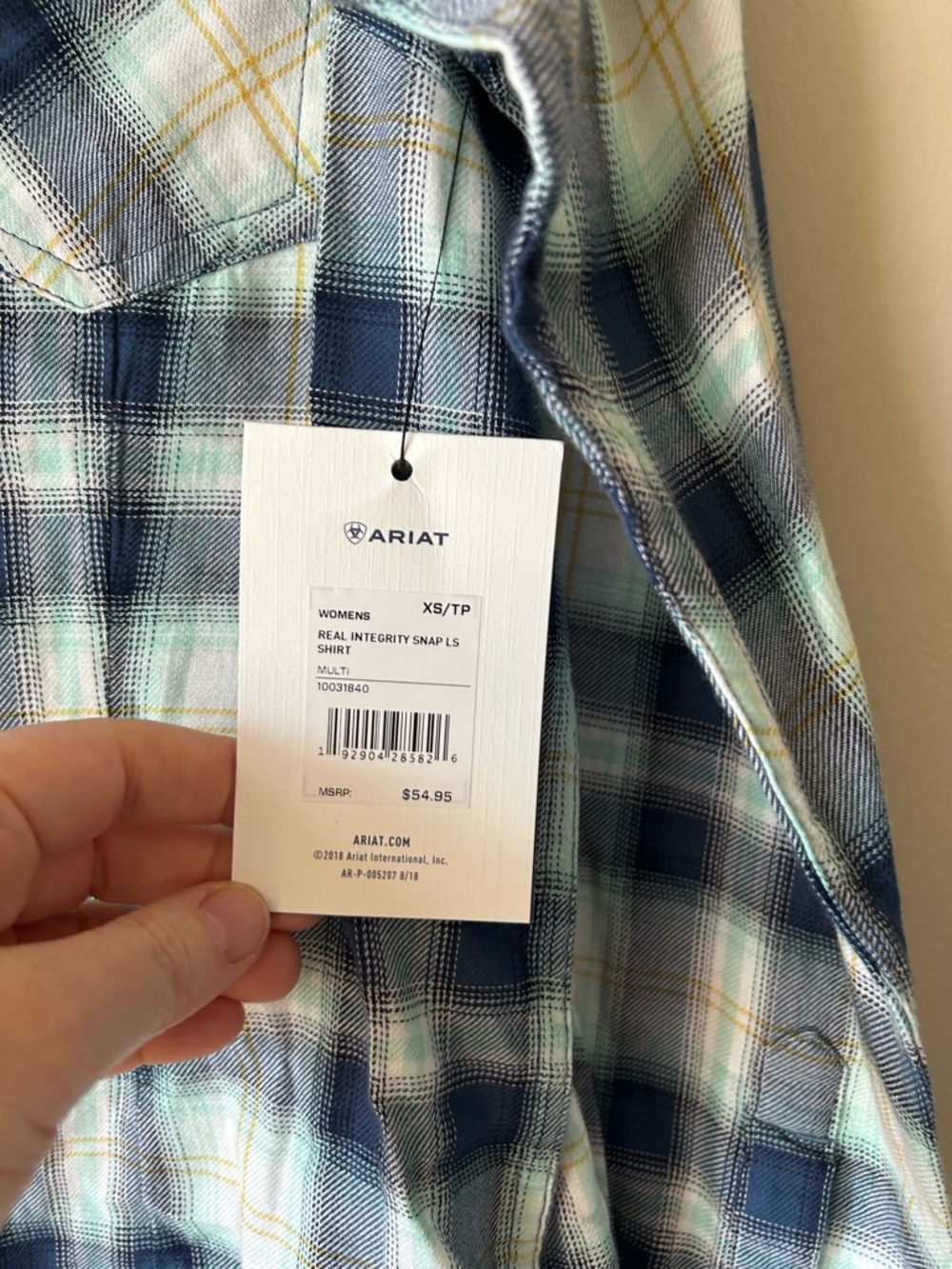Ariat Real Plaid Shirt - Picture 3 of 4